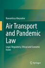 Buchcover Air Transport and Pandemic Law