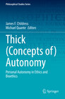 Buchcover Thick (Concepts of) Autonomy