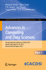 Buchcover Advances in Computing and Data Sciences