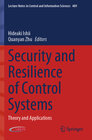 Buchcover Security and Resilience of Control Systems