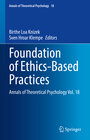 Buchcover Foundation of Ethics-Based Practices