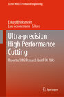 Buchcover Ultra-precision High Performance Cutting