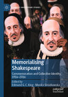 Buchcover Memorialising Shakespeare