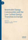 Buchcover Renewable Energy Communities and the Low Carbon Energy Transition in Europe