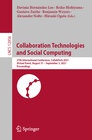 Buchcover Collaboration Technologies and Social Computing