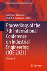 Buchcover Proceedings of the 7th International Conference on Industrial Engineering (ICIE 2021)