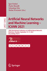 Buchcover Artificial Neural Networks and Machine Learning – ICANN 2021