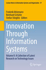Buchcover Innovation Through Information Systems