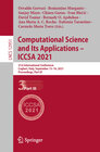 Buchcover Computational Science and Its Applications – ICCSA 2021