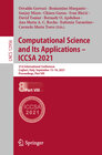 Buchcover Computational Science and Its Applications – ICCSA 2021