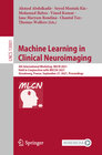 Buchcover Machine Learning in Clinical Neuroimaging