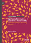 Buchcover Epistolary Constructions of Post-World War I Identity