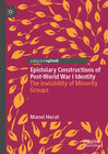 Buchcover Epistolary Constructions of Post-World War I Identity