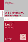 Buchcover Logic, Rationality, and Interaction