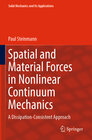 Buchcover Spatial and Material Forces in Nonlinear Continuum Mechanics