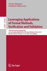 Buchcover Leveraging Applications of Formal Methods, Verification and Validation