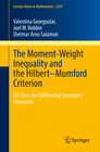 Buchcover The Moment-Weight Inequality and the Hilbert–Mumford Criterion