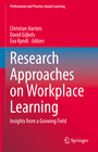 Buchcover Research Approaches on Workplace Learning