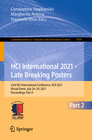 Buchcover HCI International 2021 - Late Breaking Posters