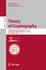 Buchcover Theory of Cryptography