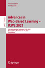 Buchcover Advances in Web-Based Learning – ICWL 2021