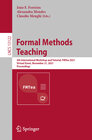 Buchcover Formal Methods Teaching