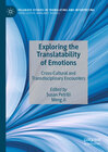 Buchcover Exploring the Translatability of Emotions