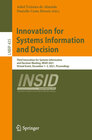 Buchcover Innovation for Systems Information and Decision
