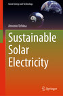 Buchcover Sustainable Solar Electricity