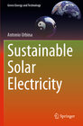 Buchcover Sustainable Solar Electricity