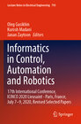 Buchcover Informatics in Control, Automation and Robotics