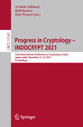 Buchcover Progress in Cryptology – INDOCRYPT 2021