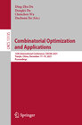 Buchcover Combinatorial Optimization and Applications