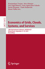 Buchcover Economics of Grids, Clouds, Systems, and Services