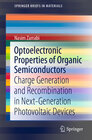 Buchcover Optoelectronic Properties of Organic Semiconductors