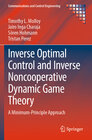 Buchcover Inverse Optimal Control and Inverse Noncooperative Dynamic Game Theory