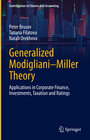 Buchcover Generalized Modigliani–Miller Theory