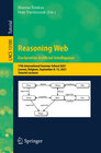 Buchcover Reasoning Web. Declarative Artificial Intelligence