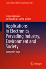 Buchcover Applications in Electronics Pervading Industry, Environment and Society