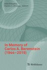 Buchcover In Memory of Carlos A. Berenstein (1944-2019)