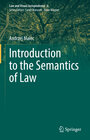 Buchcover Introduction to the Semantics of Law