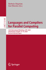 Buchcover Languages and Compilers for Parallel Computing