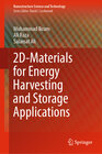 Buchcover 2D-Materials for Energy Harvesting and Storage Applications