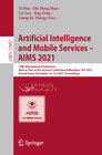 Buchcover Artificial Intelligence and Mobile Services – AIMS 2021