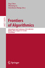 Buchcover Frontiers of Algorithmics