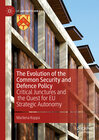 Buchcover The Evolution of the Common Security and Defence Policy