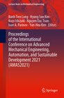 Buchcover Proceedings of the International Conference on Advanced Mechanical Engineering, Automation, and Sustainable Development 