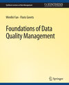 Buchcover Foundations of Data Quality Management