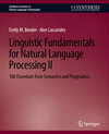Buchcover Linguistic Fundamentals for Natural Language Processing II