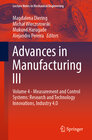 Buchcover Advances in Manufacturing III